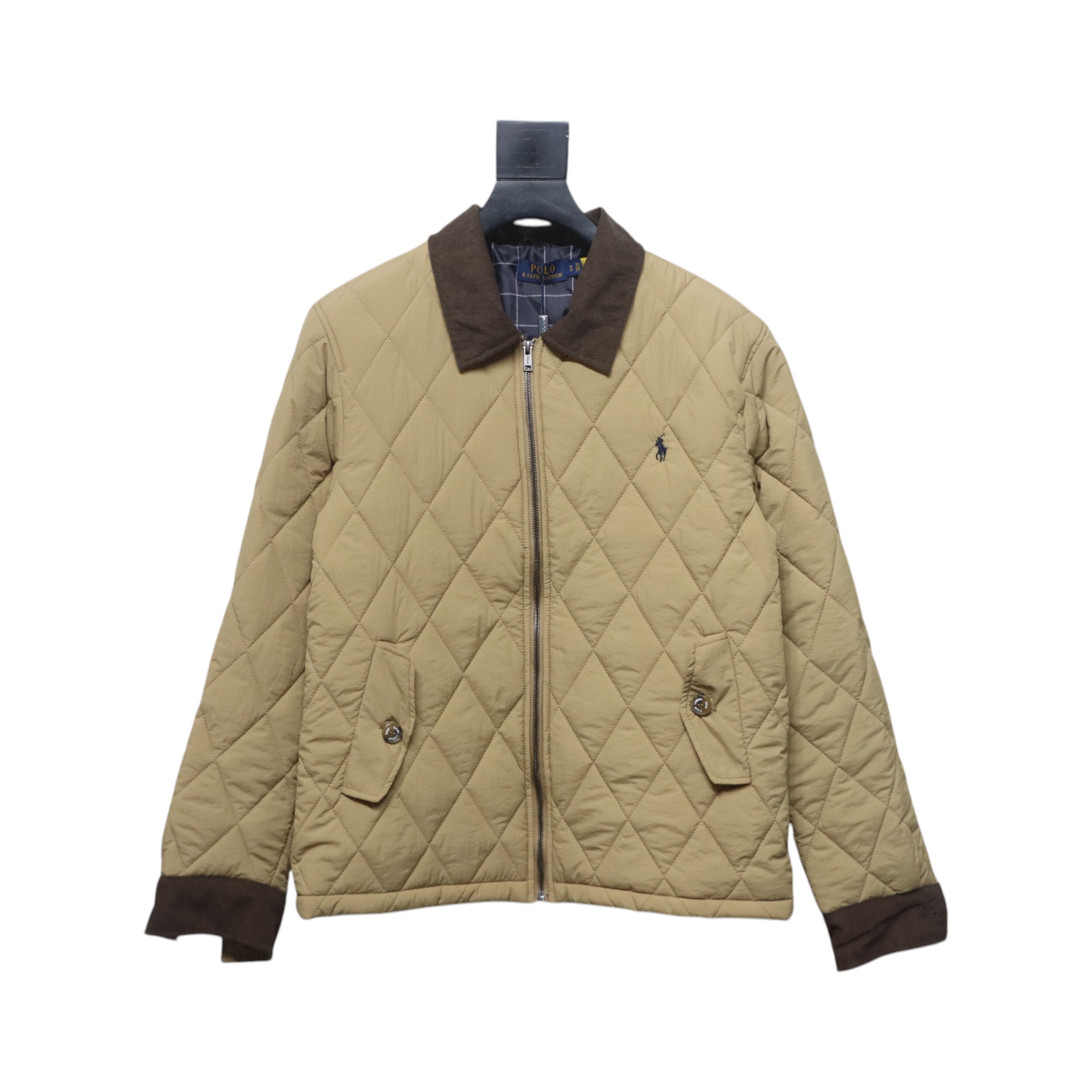 Ralph Lauren quilted harrington Polo jacket dark brown