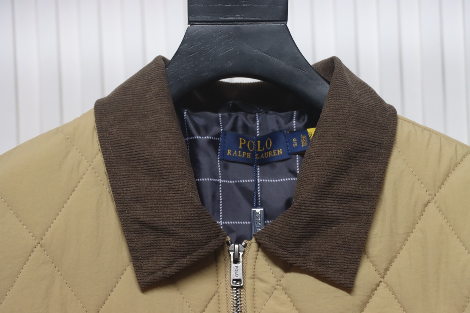 Ralph Lauren quilted harrington Polo jacket dark brown