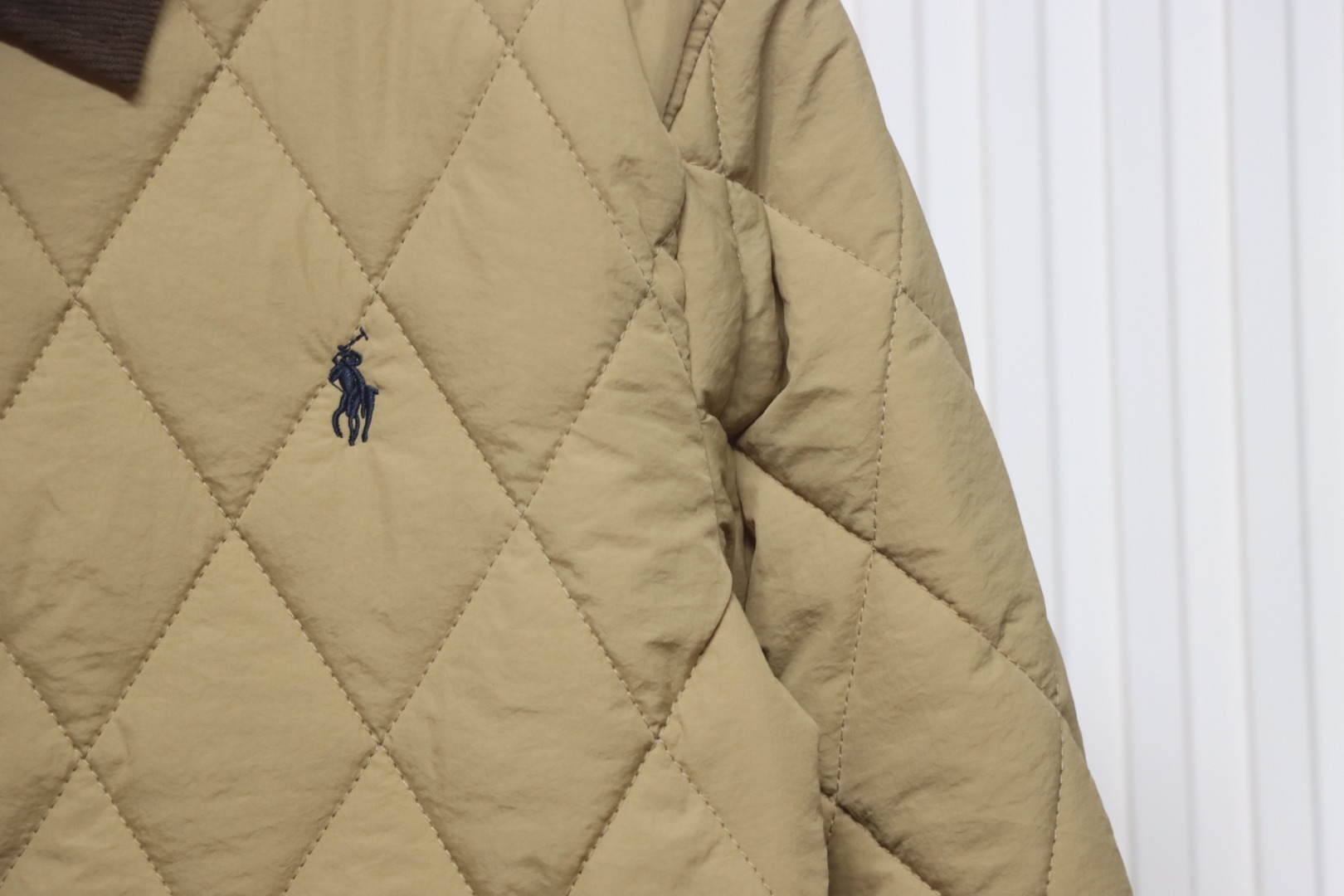 Ralph Lauren quilted harrington Polo jacket dark brown