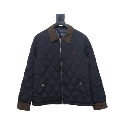 Coco Shoes Ralph Lauren quilted harrington Polo jacket dark Blue 01