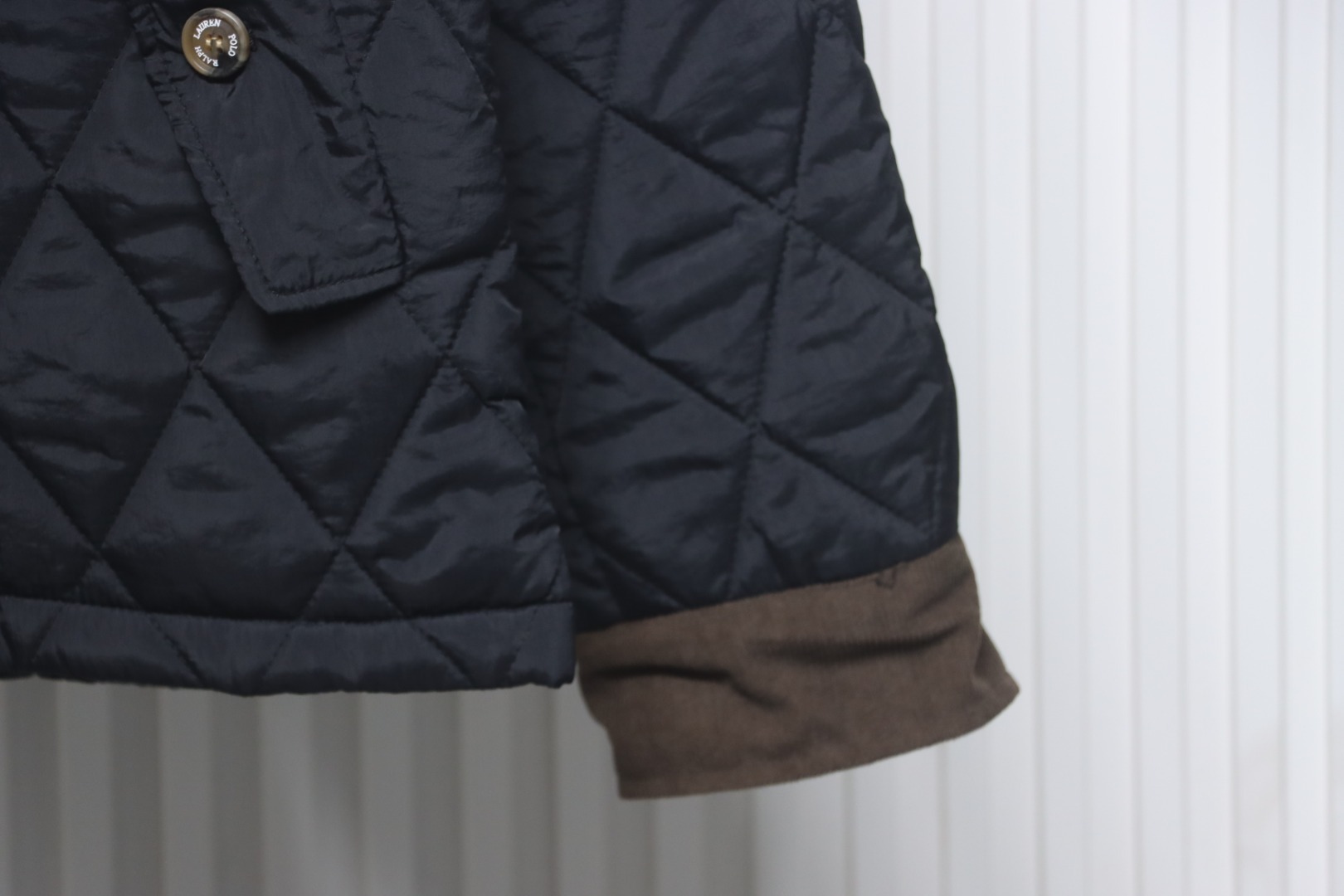 Coco Shoes Ralph Lauren quilted harrington Polo jacket dark Blue