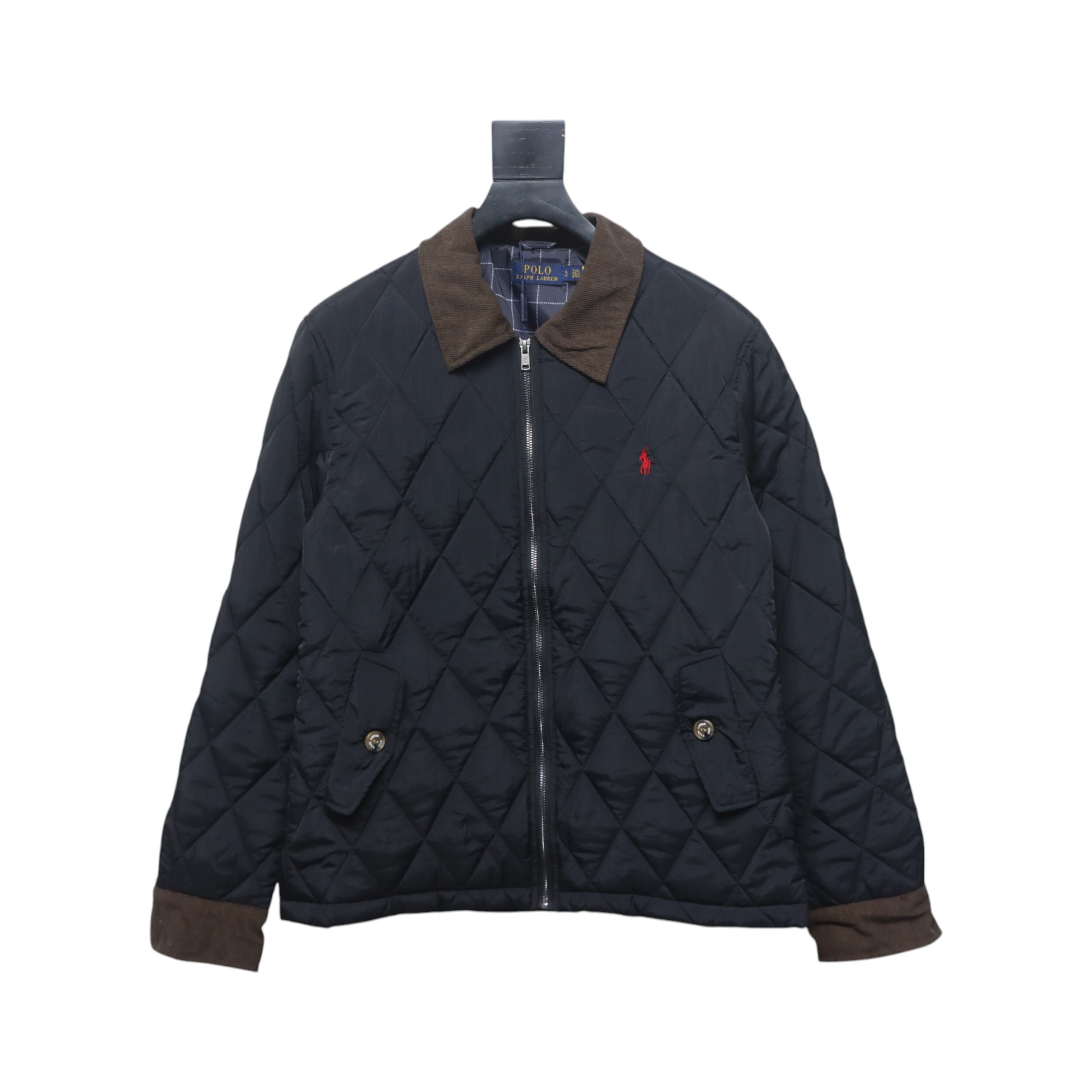 Ralph Lauren quilted harrington Polo Jacket Black
