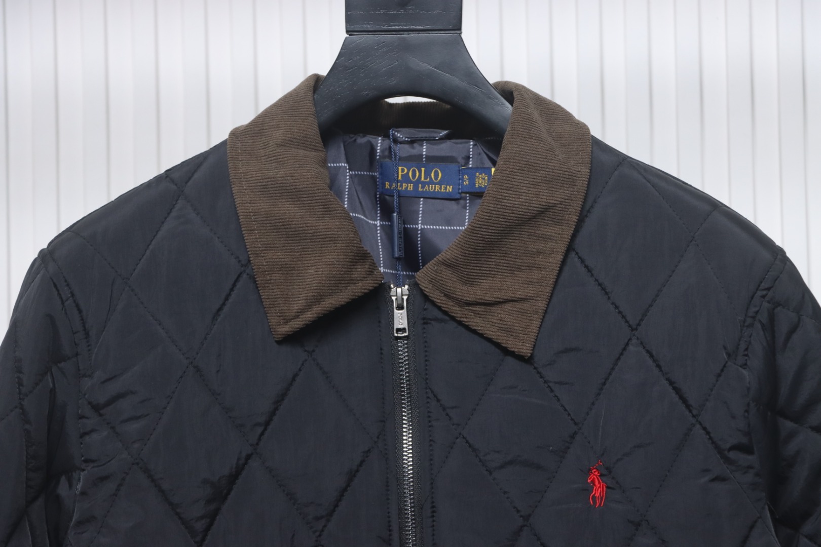 Ralph Lauren quilted harrington Polo Jacket Black