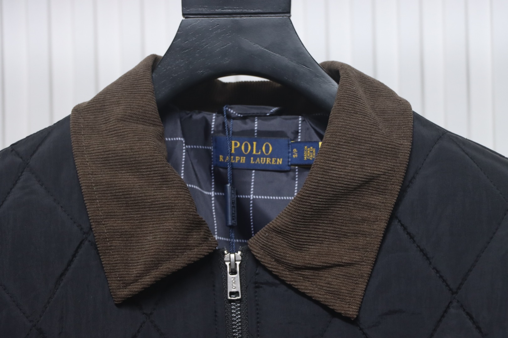 Ralph Lauren quilted harrington Polo Jacket Black