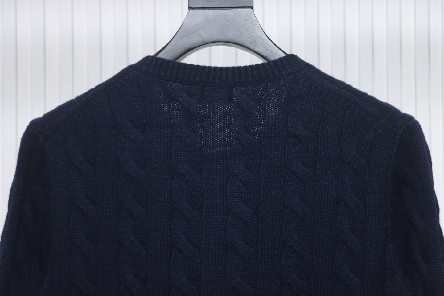 Coco Shoes Ralph Lauren Women's Natural Cable-Knit Wool And Cashmere Cardigan Dark Blue