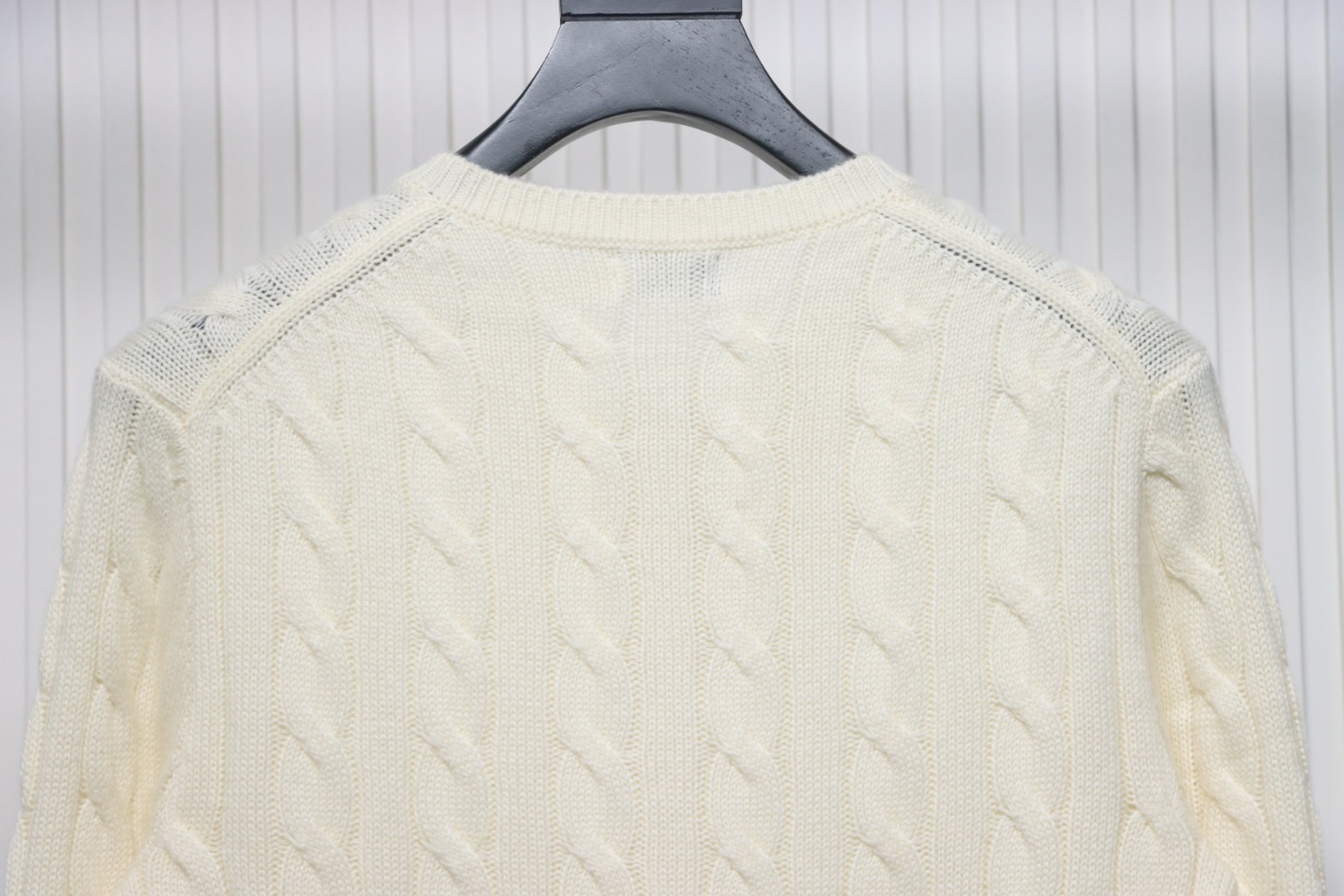 Coco Shoes Ralph Lauren Women's Natural Cable-Knit Wool And Cashmere Cardigan Off White