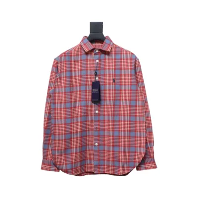 Ralph Lauren Check-Pattern Shirt Red 01