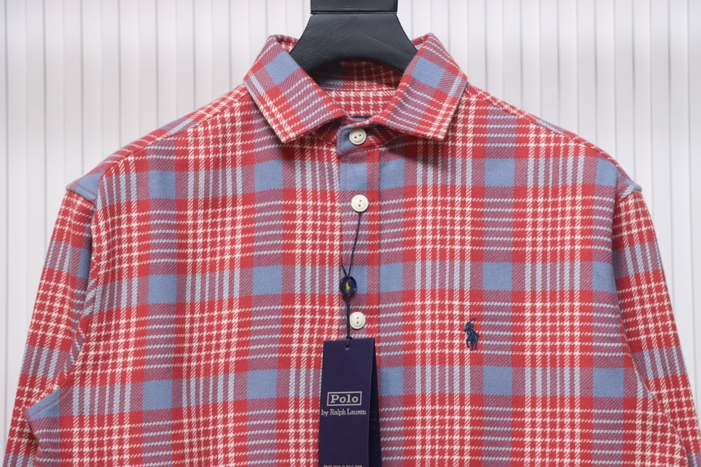 Coco Shoes Ralph Lauren Check-Pattern Shirt Red