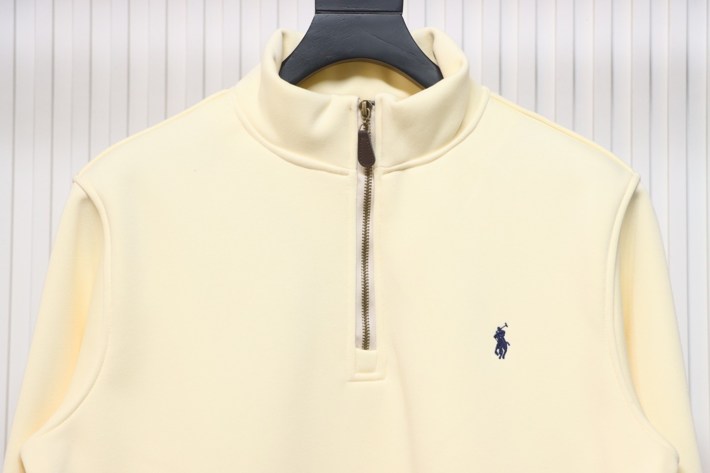 Coco Shoes Ralph Lauren Cotton-Blend Quarter-Zip Sweater Beige