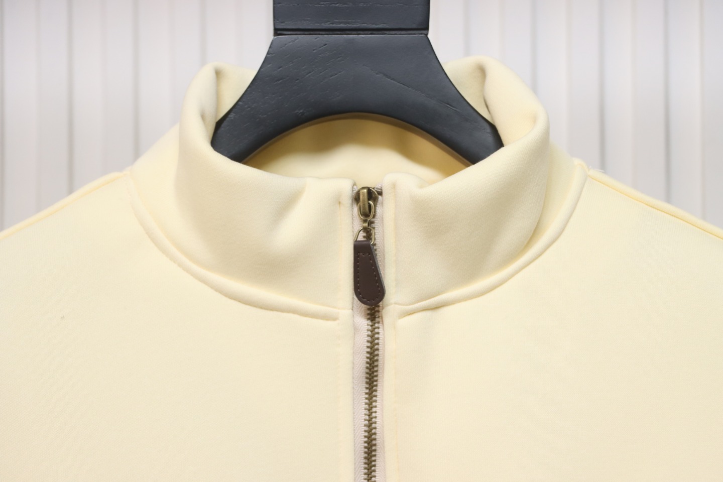 Coco Shoes Ralph Lauren Cotton-Blend Quarter-Zip Sweater Beige