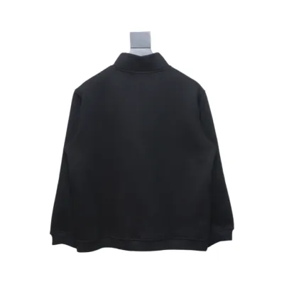 Ralph Lauren Cotton-Blend Quarter-Zip Sweater Black 02