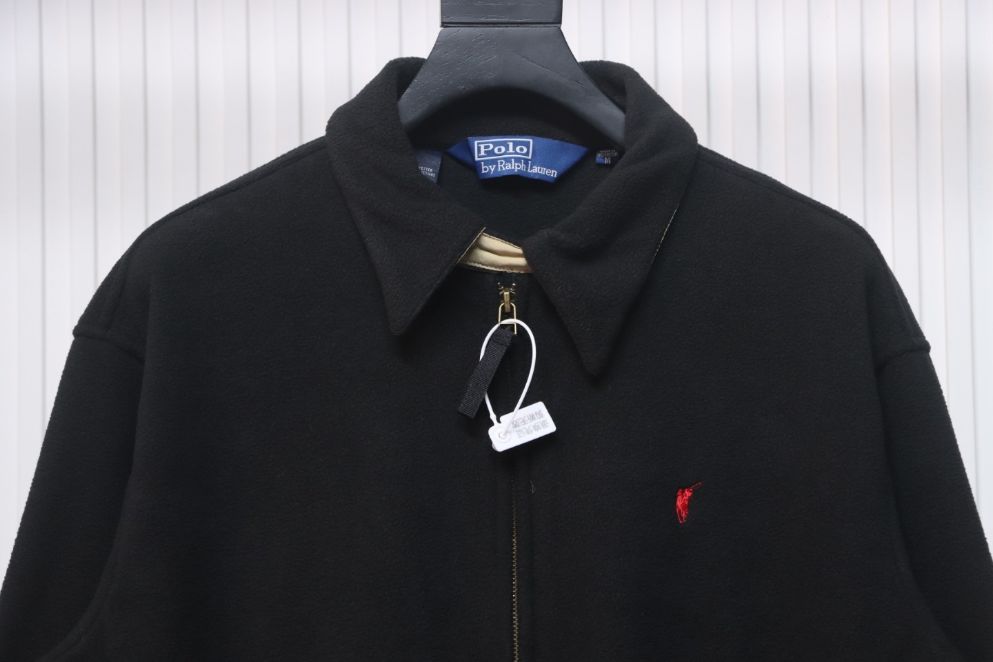 Ralph Lauren Full Zip Bomber Jacket Black