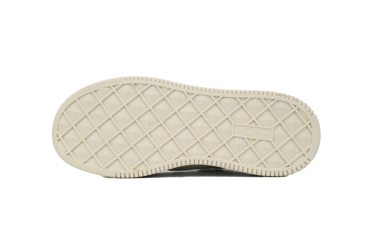 Coco Shoes Valentino Garavani Low Top Chunky Sneakers Leather Beige