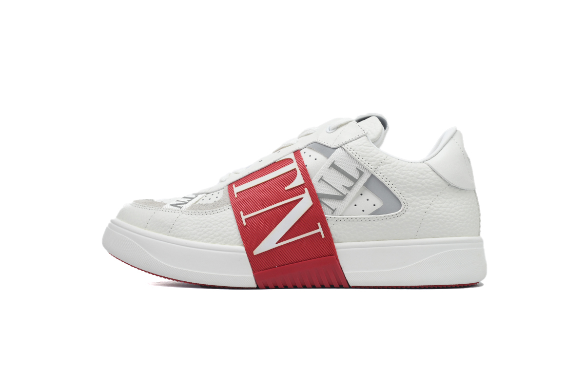 Coco Shoes Valentino VL7N leather sneakers White Red