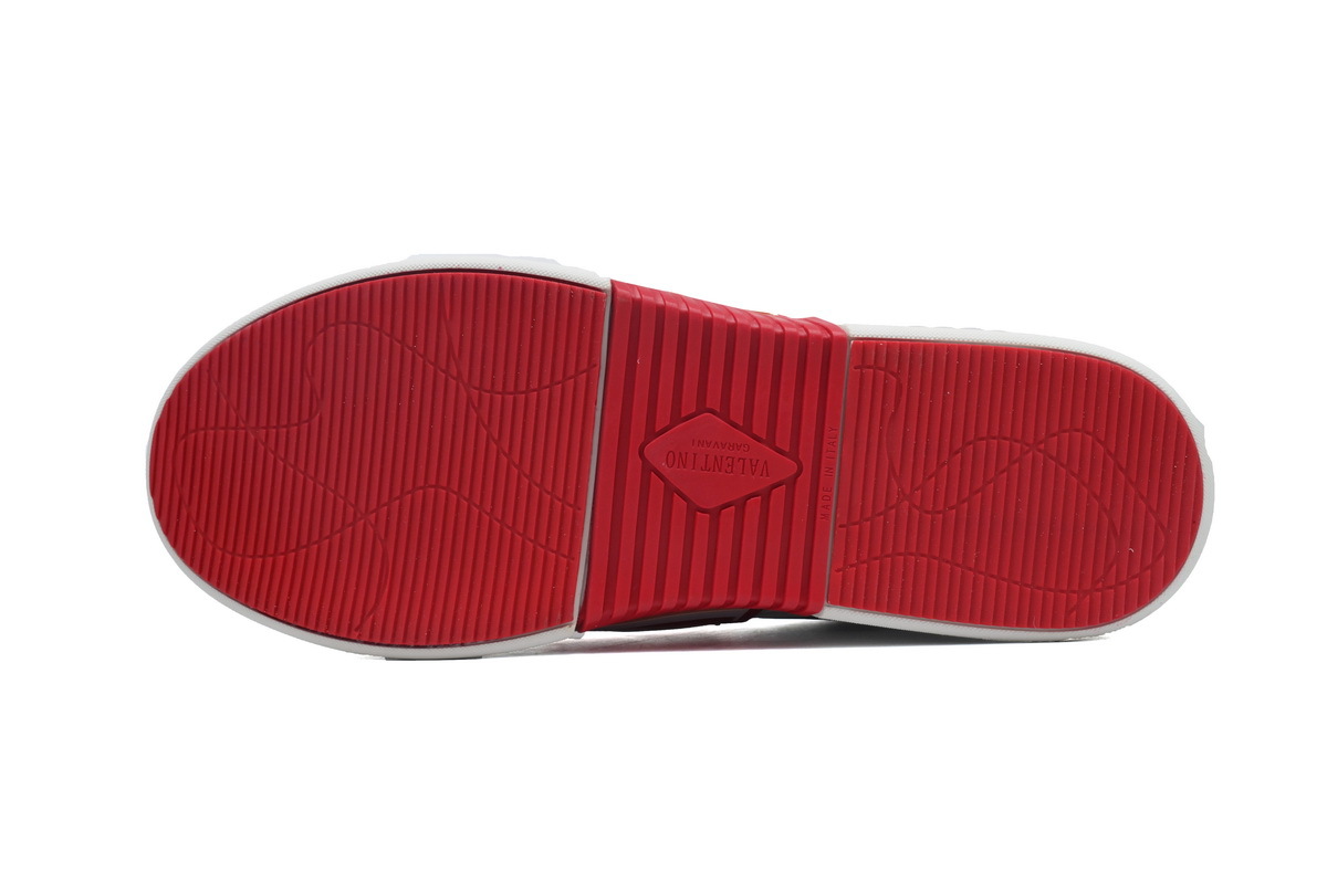 Coco Shoes Valentino VL7N leather sneakers White Red