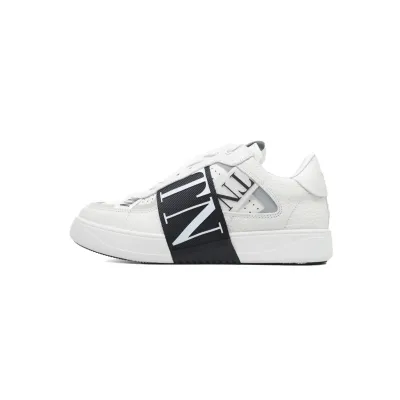 Valentino VL7N leather sneakers White Black 01