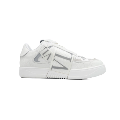 Coco Shoes Valentino VL7N leather sneakers White Silver 02