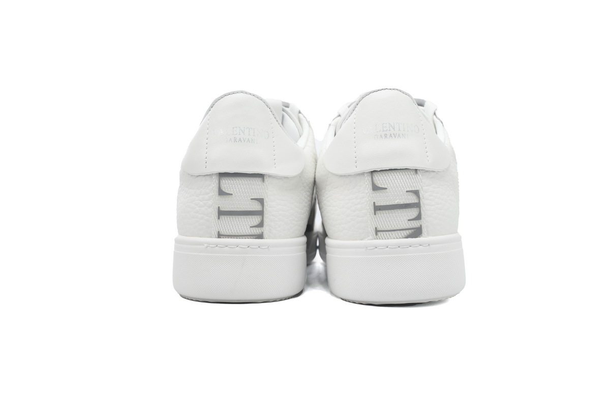 Coco Shoes Valentino VL7N leather sneakers White Silver