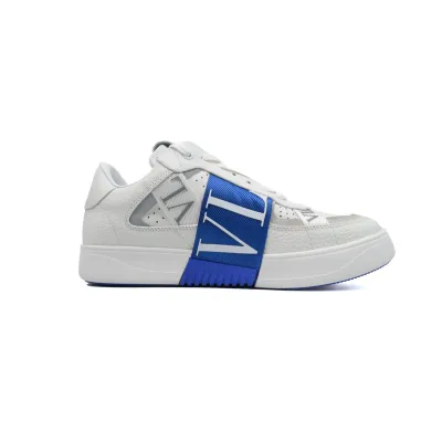 Valentino VL7N leather sneakers White blue 02