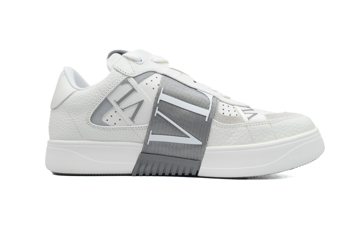 Coco Shoes Valentino VL7N leather sneakers White Gray