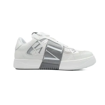 Valentino VL7N leather sneakers White Gray 02