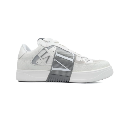 Coco Shoes Valentino VL7N leather sneakers White Gray 02