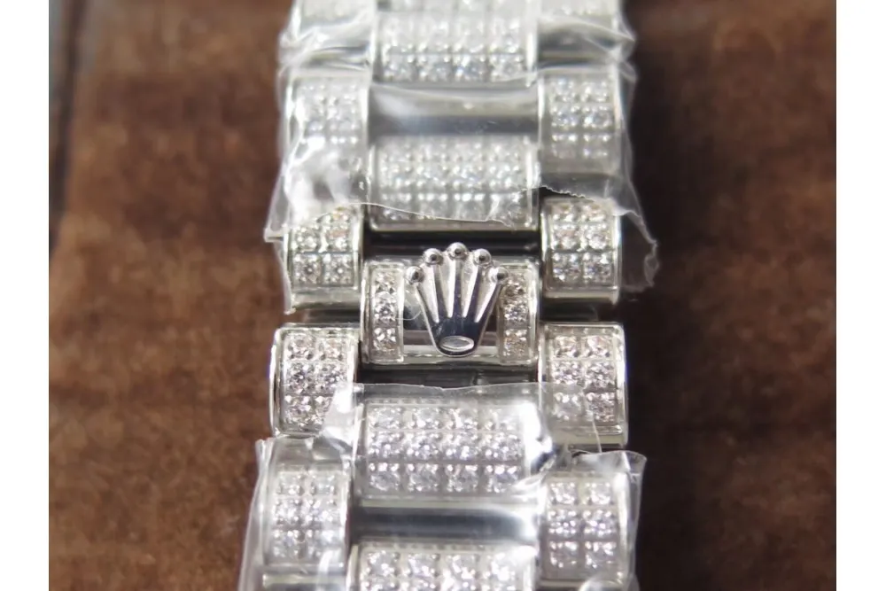 Rolex Day-Date II Presidential VVS Diamond Watch
