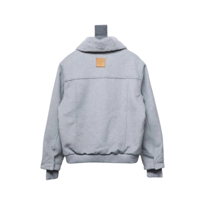 Louis Vuitton Wool Blouson With Shearling Collar 02