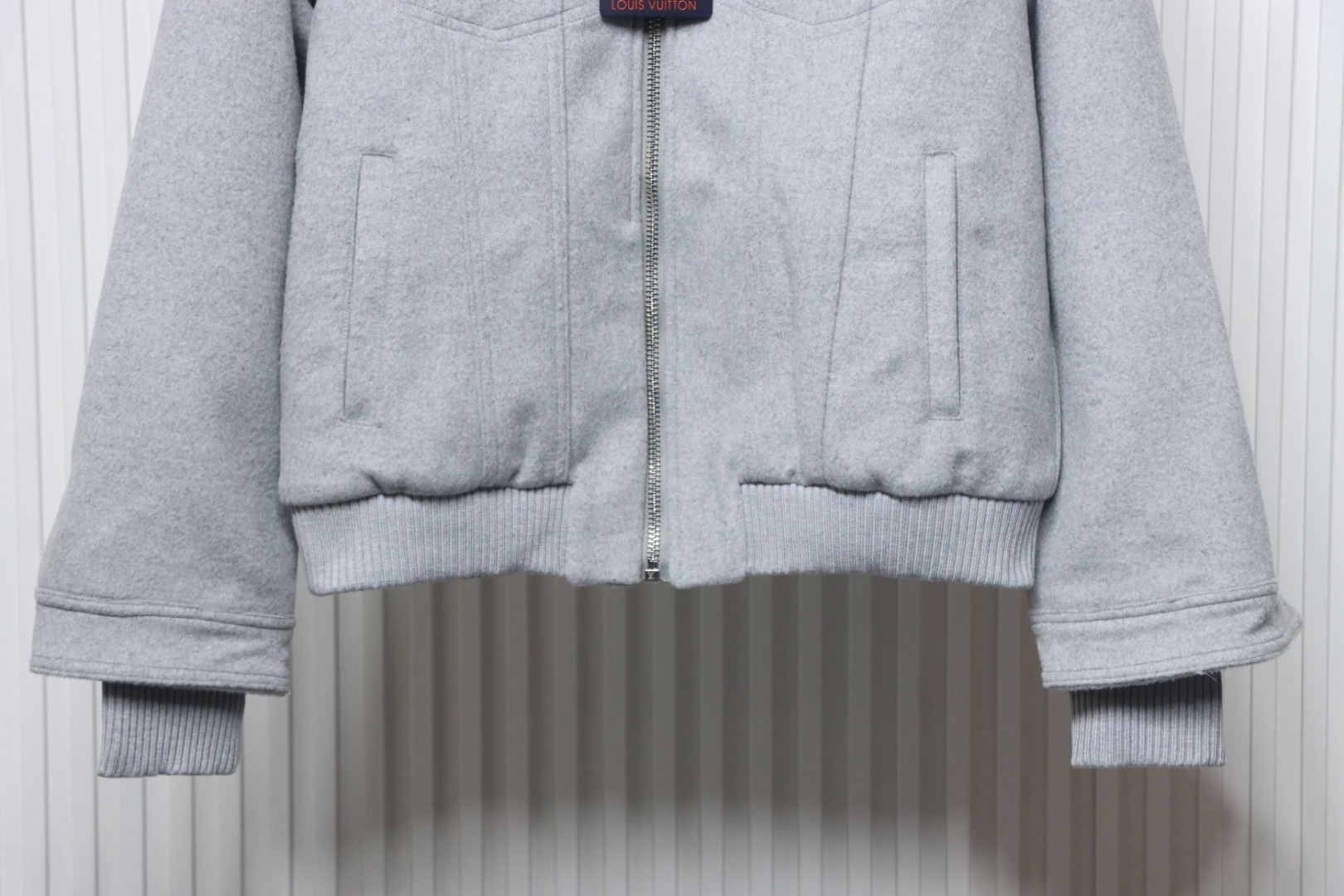 Louis Vuitton Wool Blouson With Shearling Collar