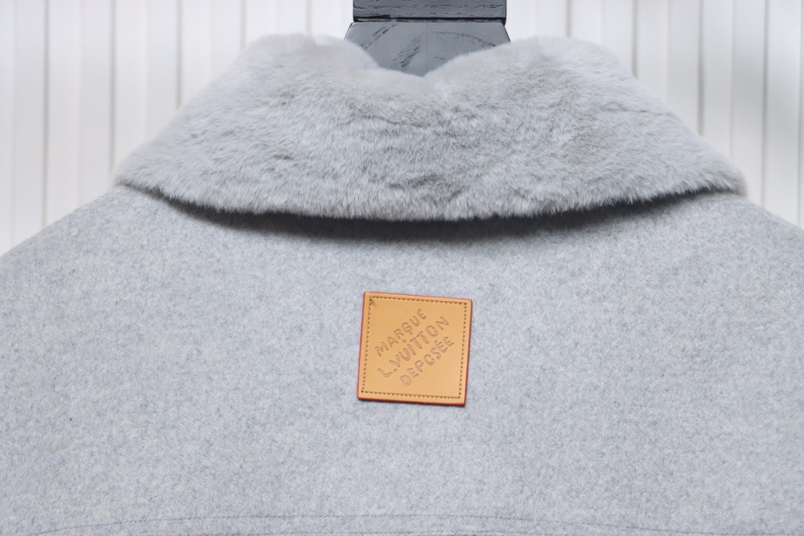Louis Vuitton Wool Blouson With Shearling Collar