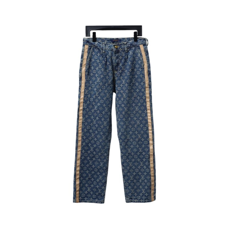 Louis Vuitton Monogram Denim Tailored Pants