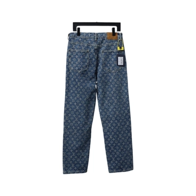 Louis Vuitton Monogram Denim Tailored Pants 02