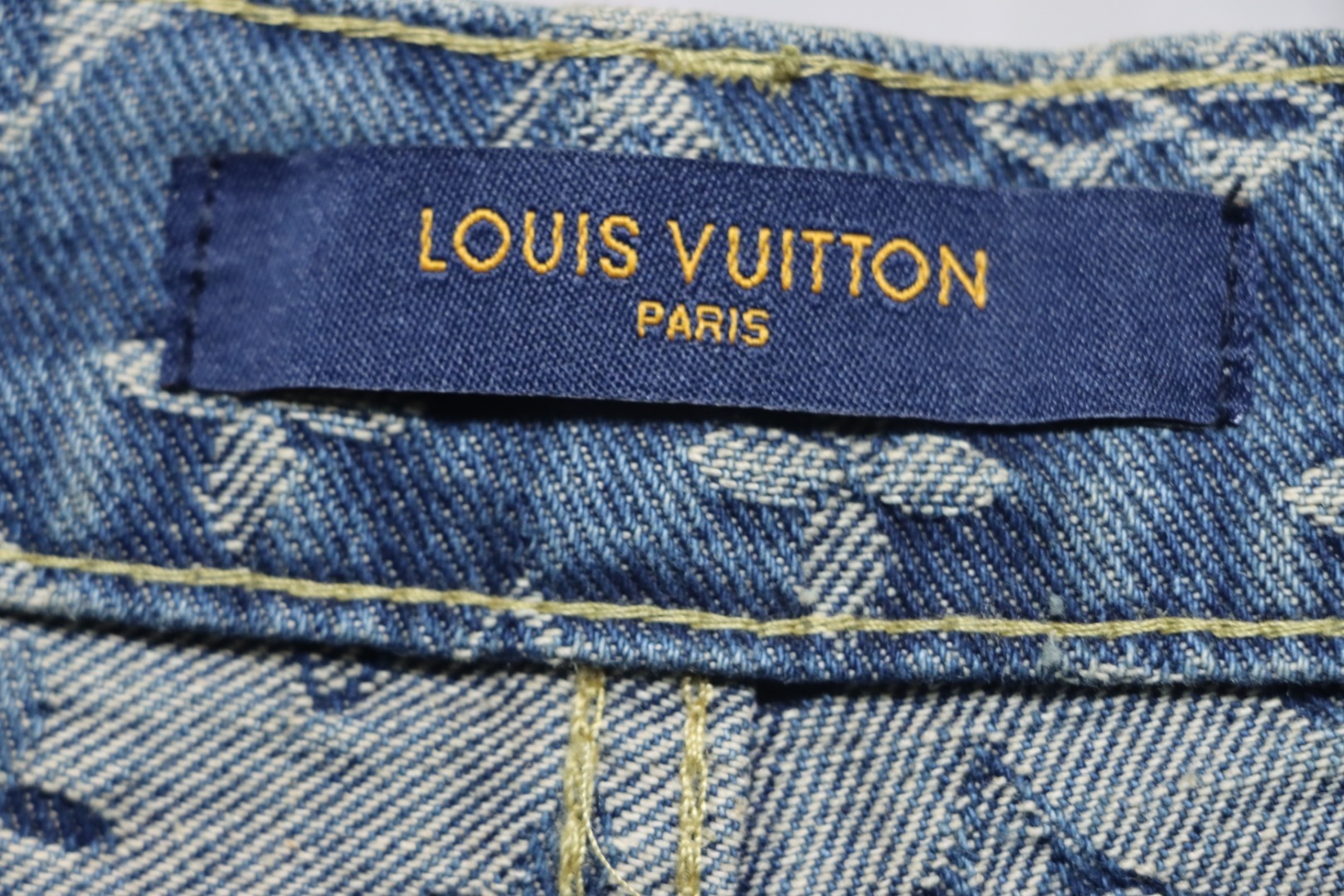 Louis Vuitton Monogram Denim Tailored Pants