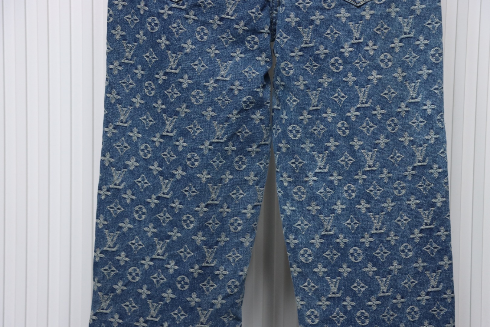 Louis Vuitton Monogram Denim Tailored Pants