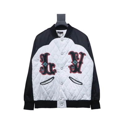 Louis Vuitton Bicolor Satin Bomber Jacket 01