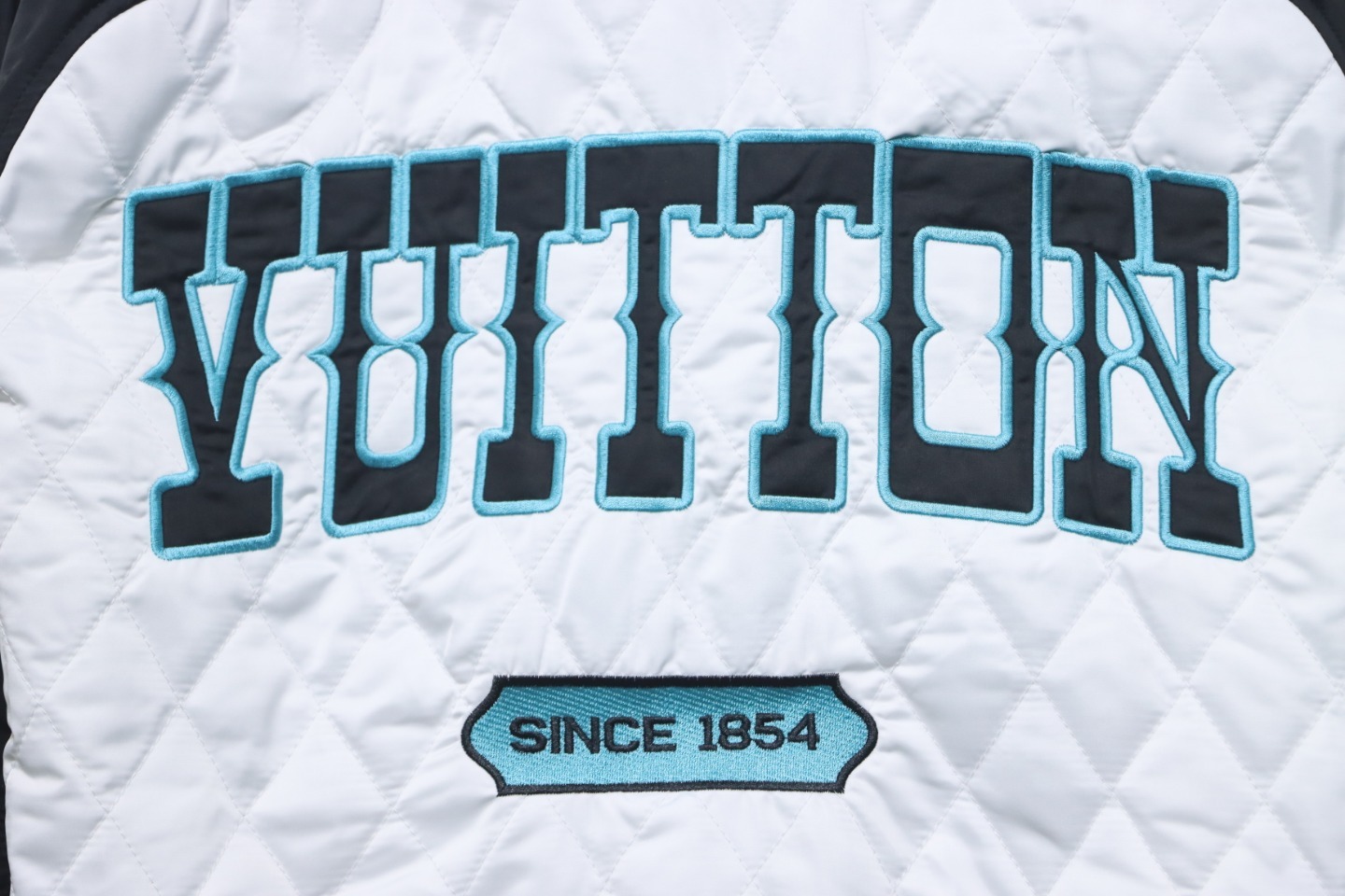 Louis Vuitton Bicolor Satin Bomber Jacket