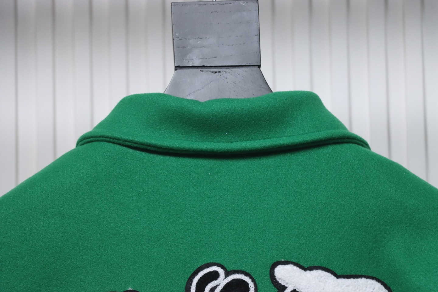 Louis Vuitton Preppy Embroidered Bomber Jacket Green