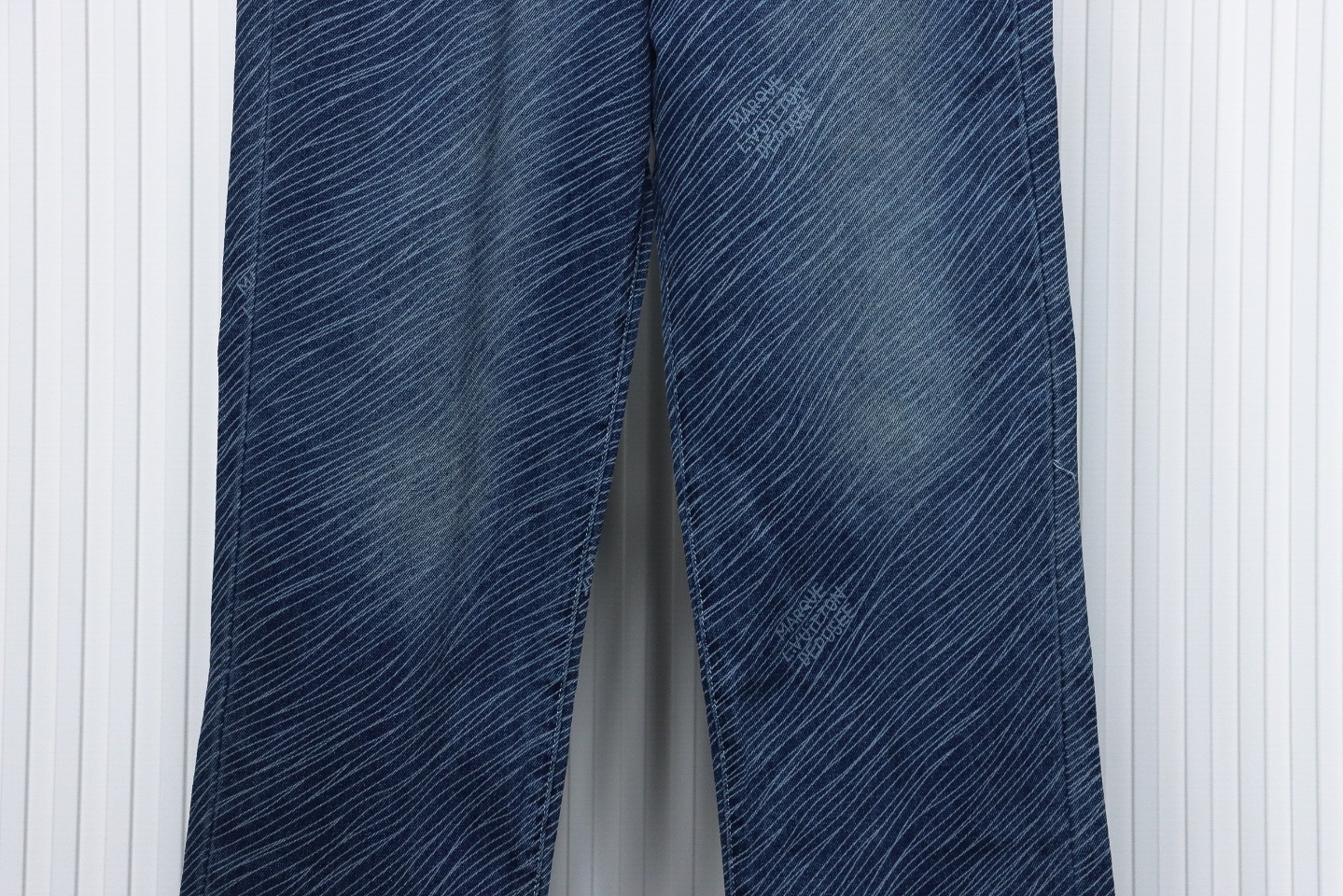 Louis Vuitton Diagonal Stripe Denim Jeans