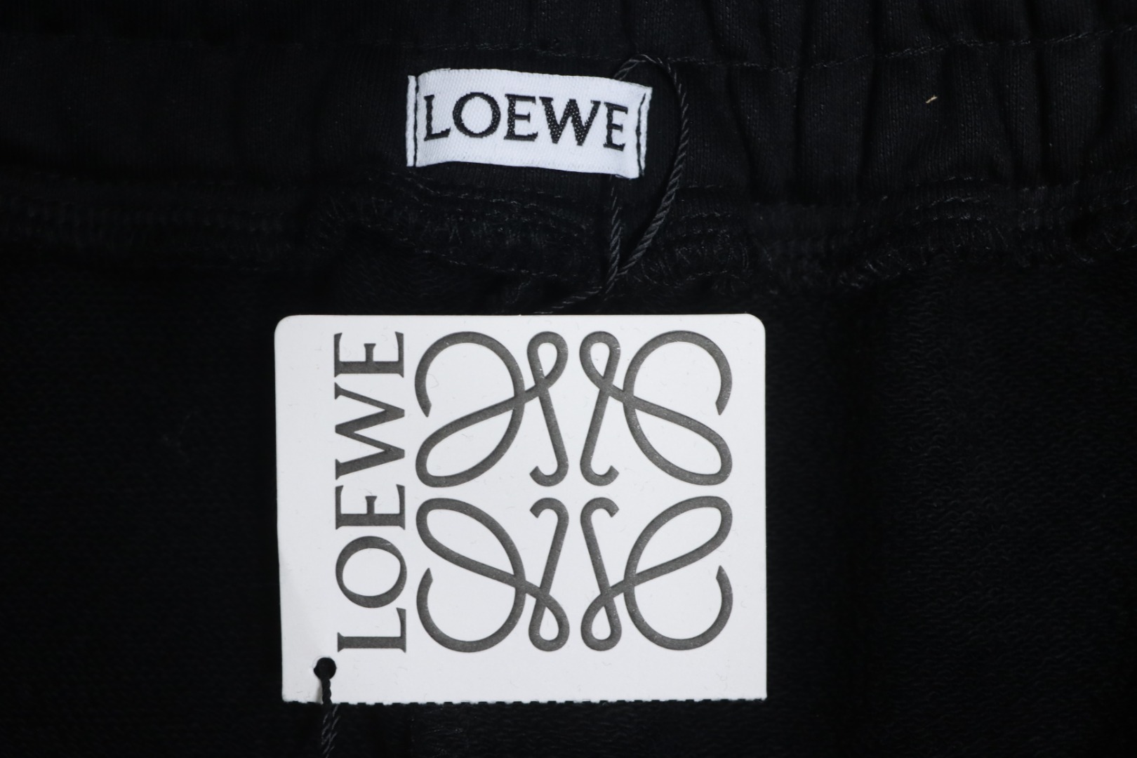 Loewe Anagram Embroidered Terry Sweatpants