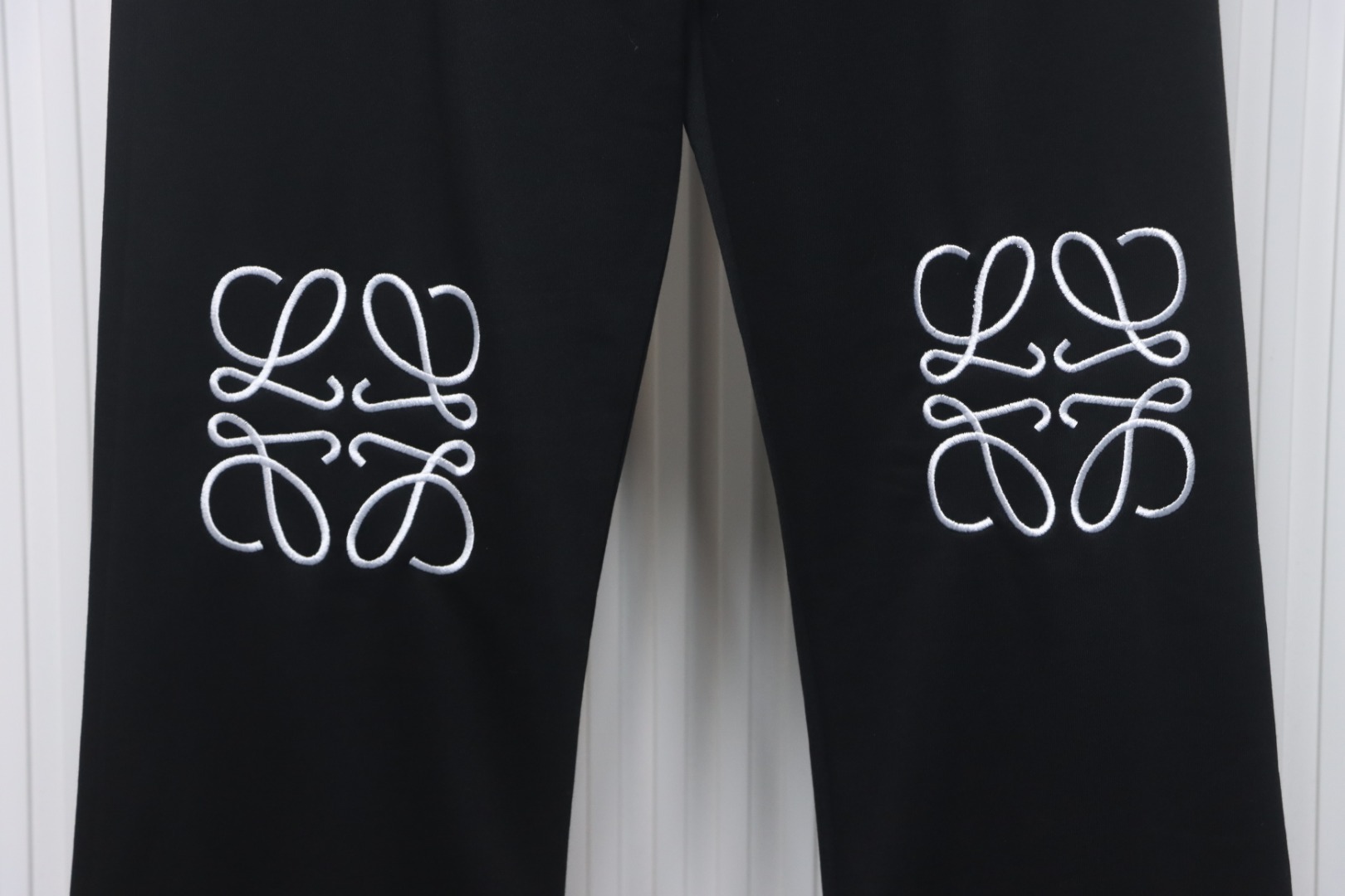 Loewe Anagram Embroidered Terry Sweatpants