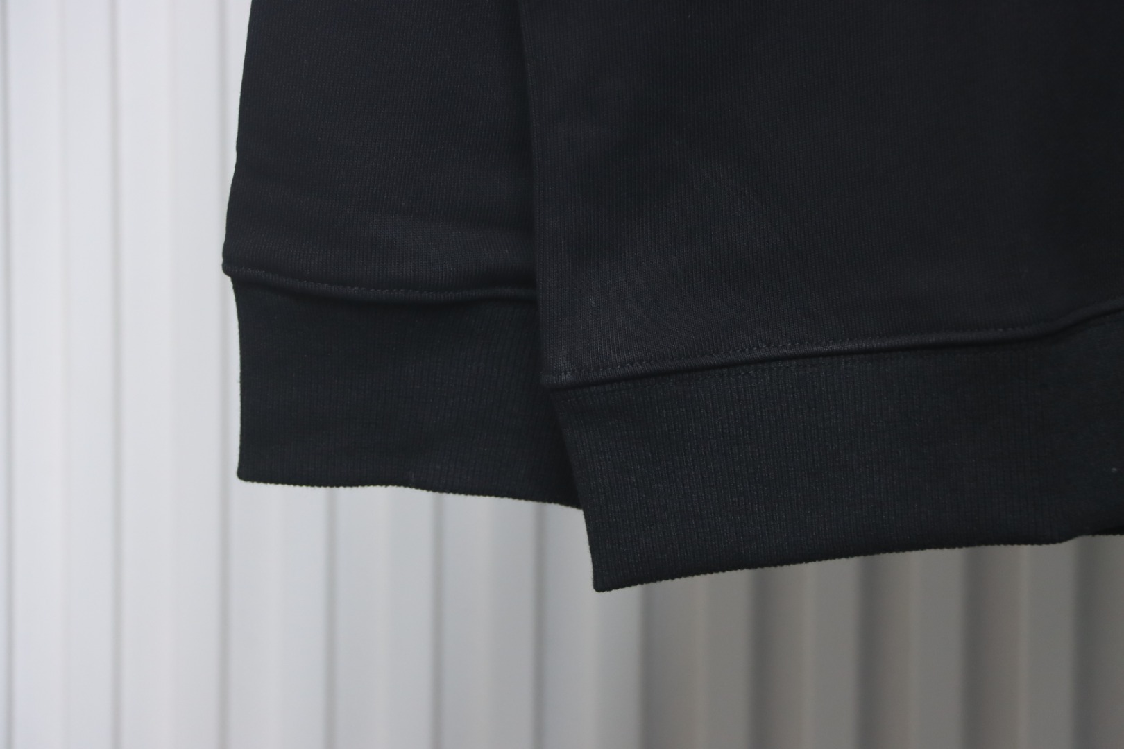 Loewe Anagram Logo Embroidered Cotton Hoodie Black