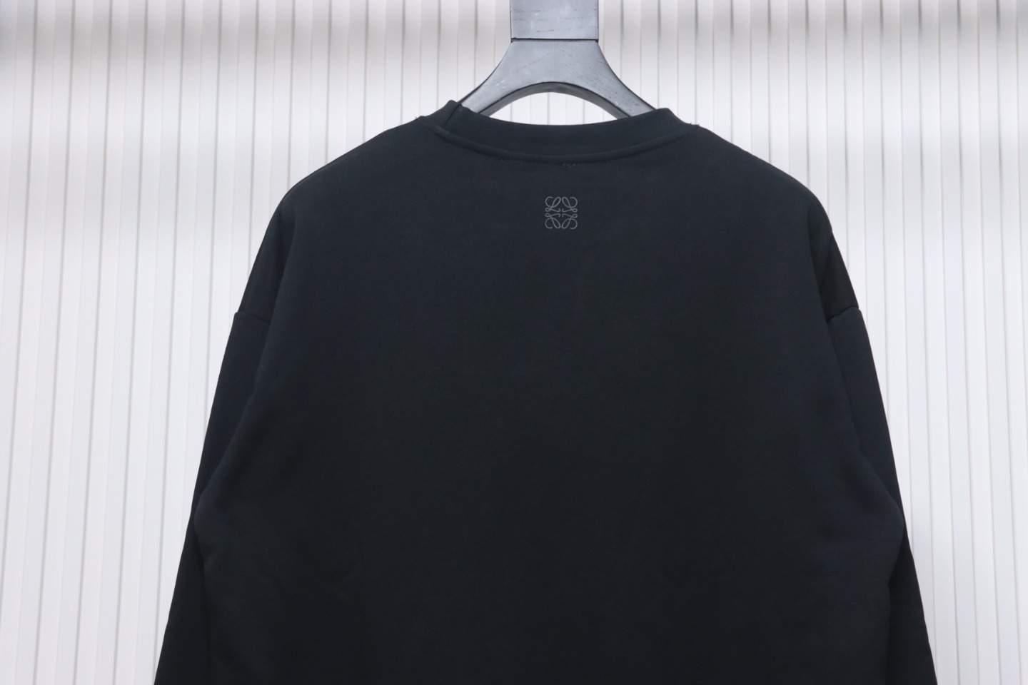 Loewe Hollow Smiley Face Sweatshirt Black