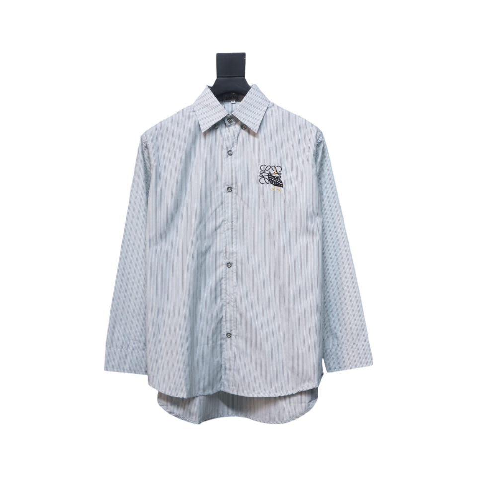 Loewe Embroidered Striped Shirt