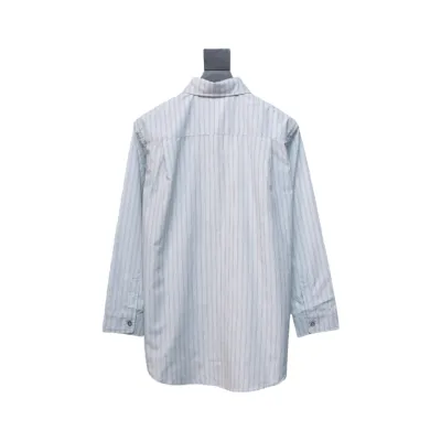 Loewe Embroidered Striped Shirt 02
