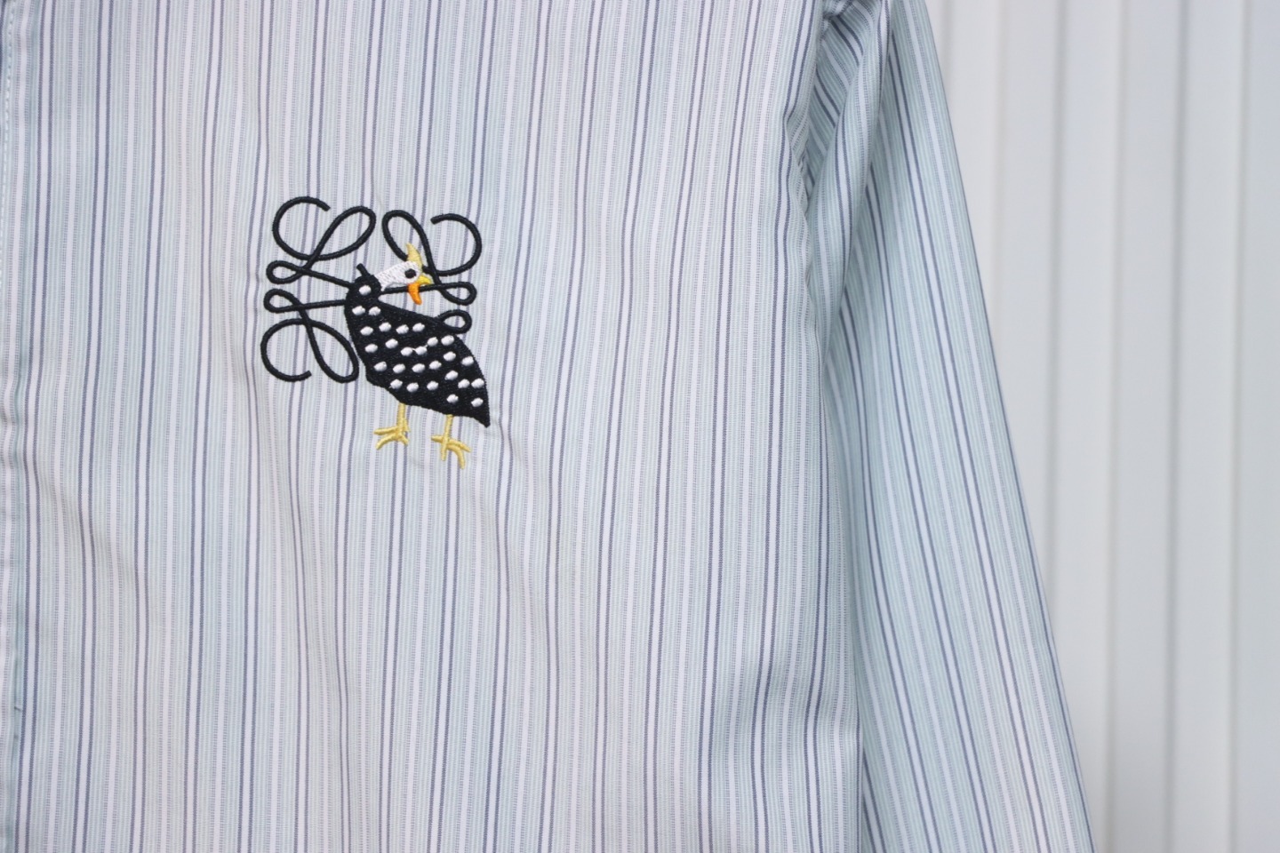 Loewe Embroidered Striped Shirt