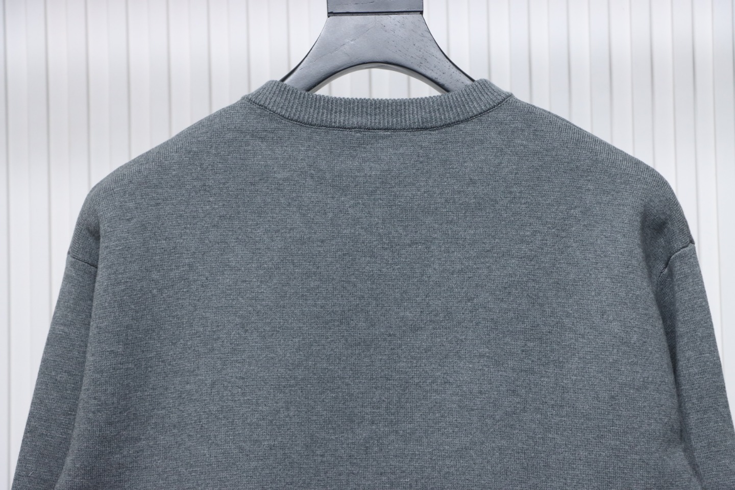 Loewe Rivet Button Knit Cardigan Grey