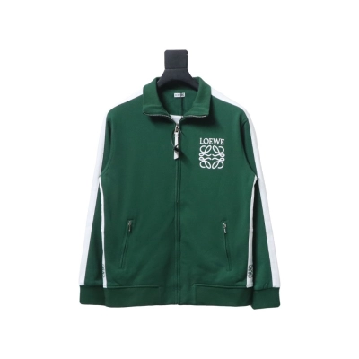 Loewe Monogram Track Jacket Green 01
