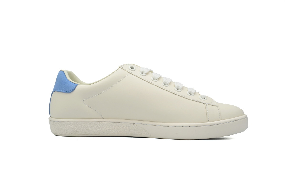 Coco Shoes Gucci Ace Suede Trimmed Leather Sneakers White
