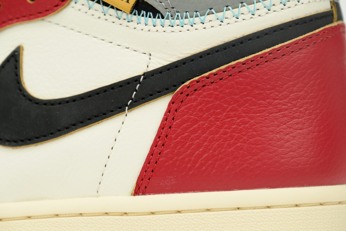 Coco Shoes Air Jordan 1 Retro High x Union LA 2025 ‘Chicago/Shadow’ White Red Gray HV8563-600