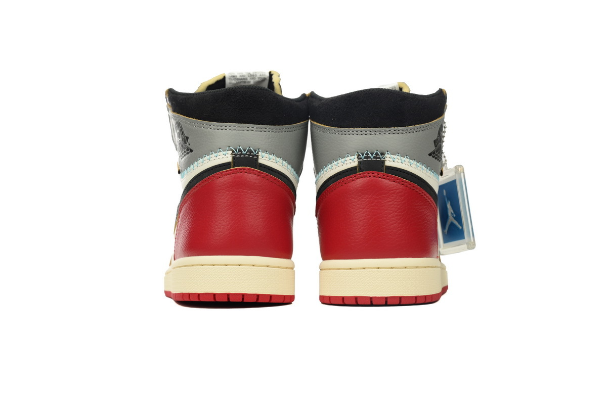 Coco Shoes Air Jordan 1 Retro High x Union LA 2025 ‘Chicago/Shadow’ White Red Gray HV8563-600